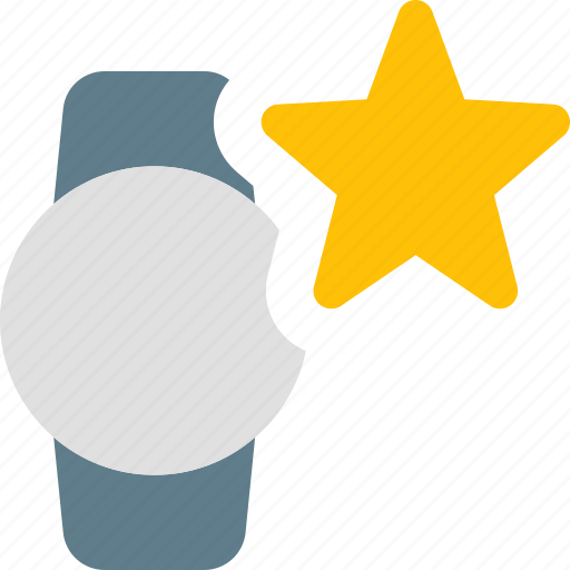 Circle, smartwatch, star, favorite icon - Download on Iconfinder