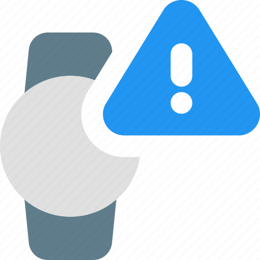 Circle, smartwatch, warning, error icon - Download on Iconfinder