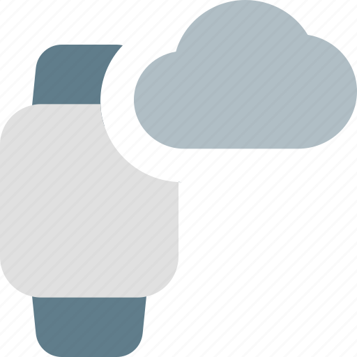 Cloud, square, smartwatch, weather icon - Download on Iconfinder