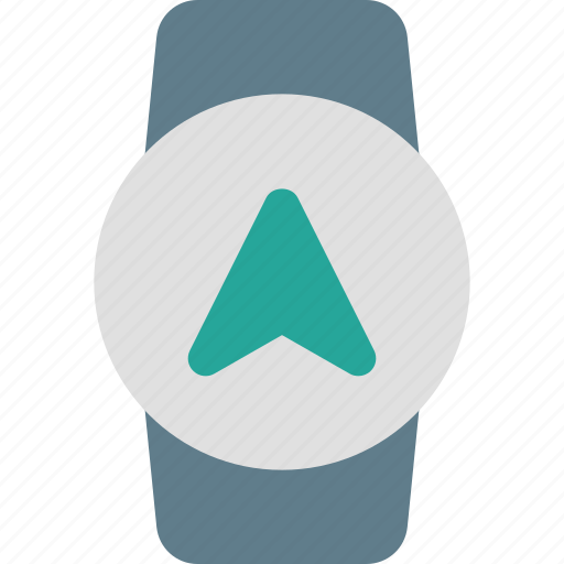 Smartwatch, navigation, two, direction icon - Download on Iconfinder