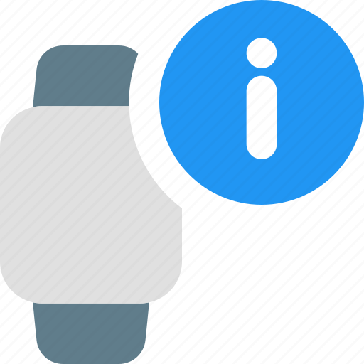Square, smartwatch, info, information icon - Download on Iconfinder