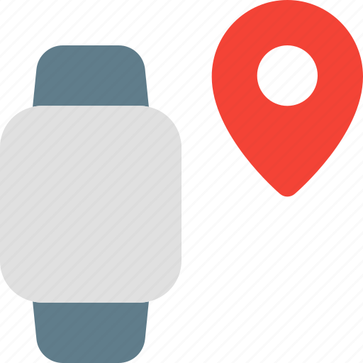 Square, smartwatch, location, map icon - Download on Iconfinder