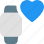 square, smartwatch, love, heart 