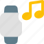 square, smartwatch, music, multimedia 