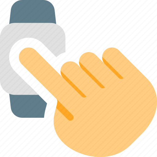 Touch, smartwatch, hand, gesture icon - Download on Iconfinder