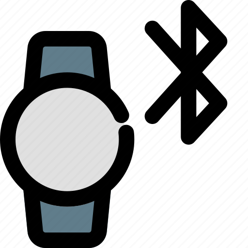 Circle, smartwatch, bluetooth, connection icon - Download on Iconfinder