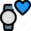 circle, smartwatch, love, heart 