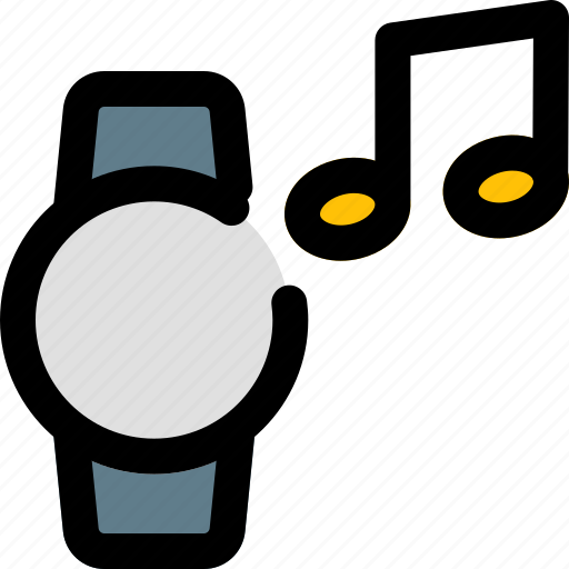Circle, smartwatch, music, sound icon - Download on Iconfinder