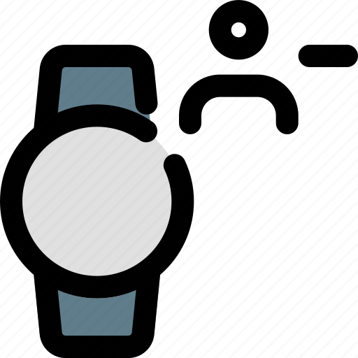Circle, smartwatch, remove, contact icon - Download on Iconfinder