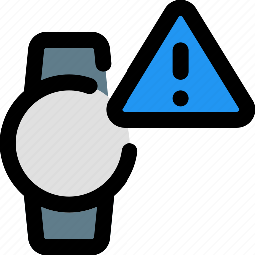 Circle, smartwatch, warning, alert icon - Download on Iconfinder