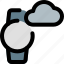 cloud, circle, smartwatch, server 