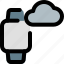 cloud, square, smartwatch, storage 