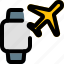 square, smartwatch, airplane, mode 