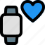 square, smartwatch, love, favorite 