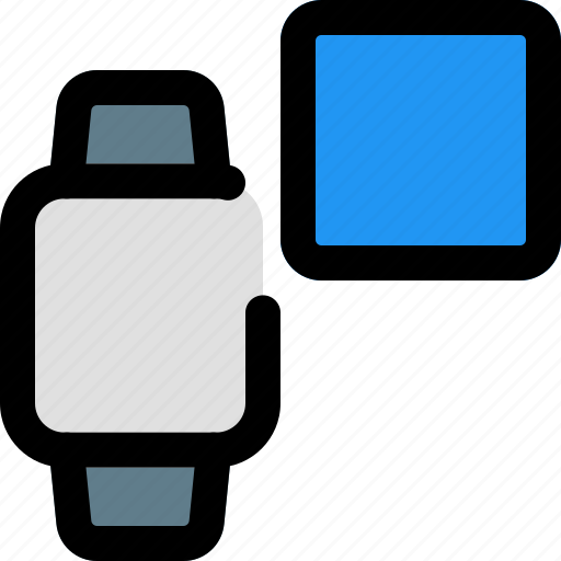 Square, smartwatch, stop, control icon - Download on Iconfinder