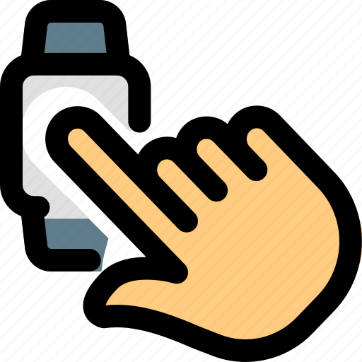 Touch, smartwatch, gesture, hand icon - Download on Iconfinder