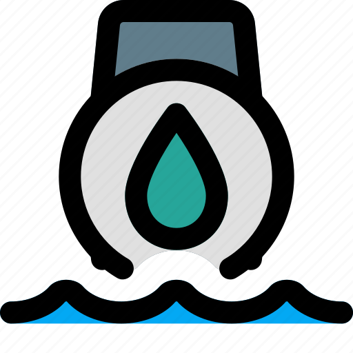 Waterproof, circle, smartwatch, drop icon - Download on Iconfinder