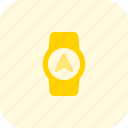 smartwatch, navigation, two, location