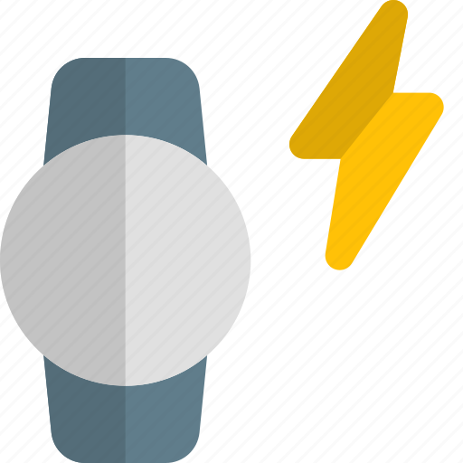 Circle, smartwatch, flash, phones, mobiles icon - Download on Iconfinder
