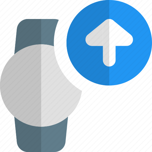Circle, smartwatch, up, phones, mobiles icon - Download on Iconfinder