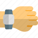 hand, wearing, square, smartwatch, phones, mobiles
