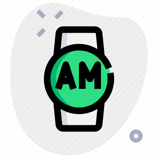 Circle, smartwatch, am, phones, mobiles icon - Download on Iconfinder
