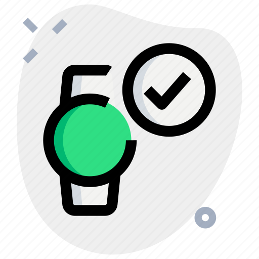 Circle, smartwatch, check, phones, mobiles icon - Download on Iconfinder
