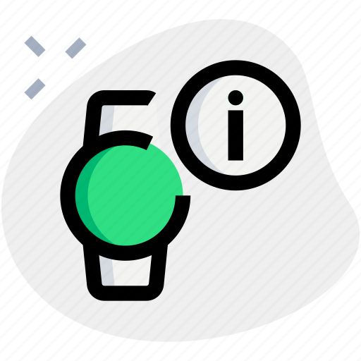 Circle, smartwatch, info, phones, mobiles icon - Download on Iconfinder