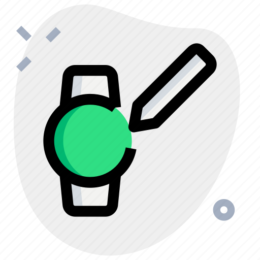 Circle, smartwatch, pencil, phones, mobiles icon - Download on Iconfinder