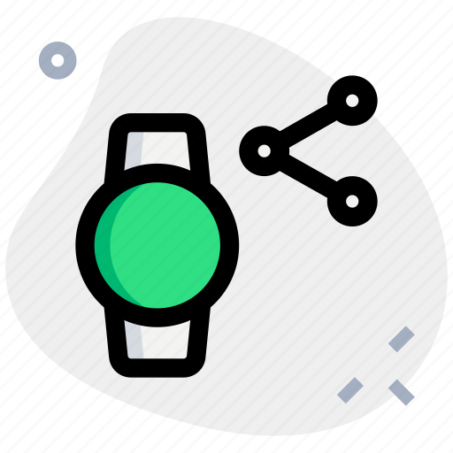 Circle, smartwatch, share, phones, mobiles icon - Download on Iconfinder