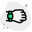 hand, wearing, square, smartwatch, phones, mobiles
