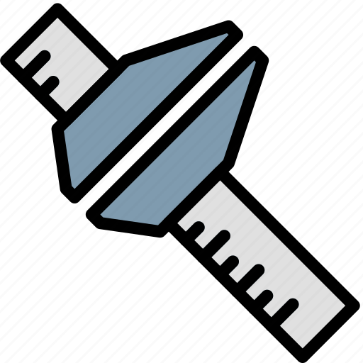 Building, construction, ruler, tool, work icon - Download on Iconfinder