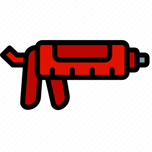 Building, caulking, construction, gun, tool, work icon - Download on Iconfinder