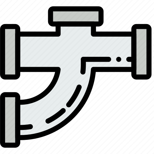 Building, construction, curved, pipe, tool, work icon - Download on Iconfinder