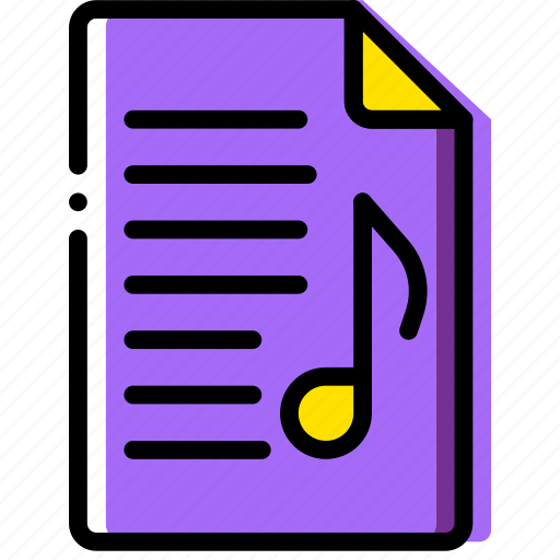 Clipboard, document, file, folder, music, paper icon - Download on Iconfinder
