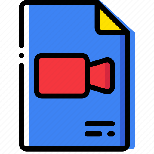 Clipboard, document, file, folder, paper, video icon - Download on Iconfinder