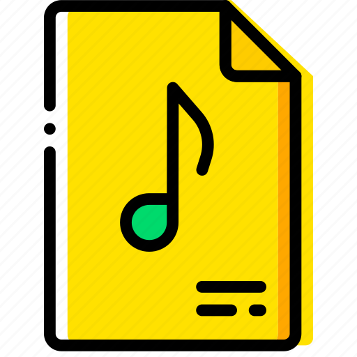 Doc, document, file, music, paper, write icon - Download on Iconfinder