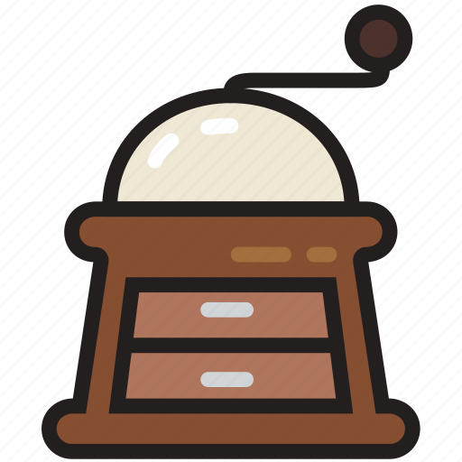 Coffee, cooking, food, gastronomy, grinder icon - Download on Iconfinder