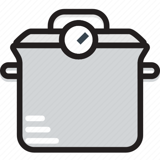 Cooking, food, gastronomy, pot, pressure icon - Download on Iconfinder