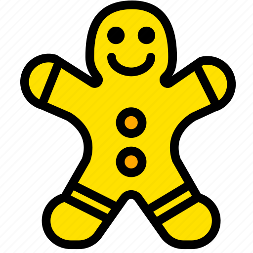 Cooking, food, gastronomy, gingerbread, man icon - Download on Iconfinder