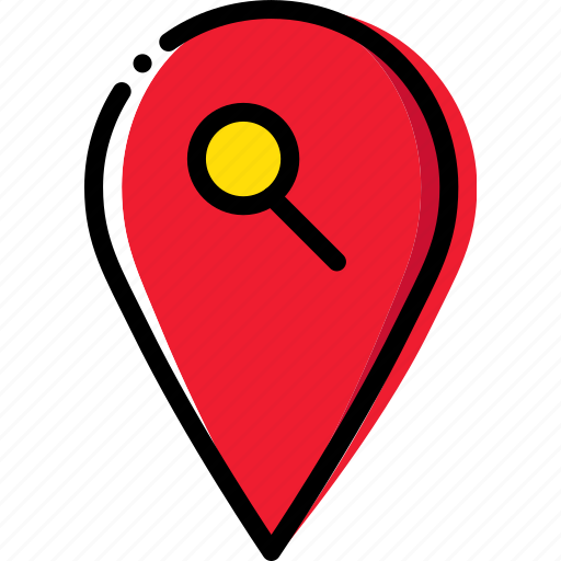 Location, map, navigation, pin, search icon - Download on Iconfinder