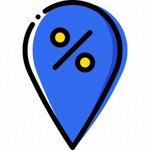 Discount, location, map, navigation, pin icon - Download on Iconfinder