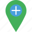 add, location, map, marker, navigation, pin 