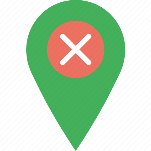 Delete, location, map, marker, navigation, pin icon - Download on Iconfinder