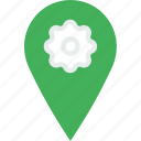 location, map, marker, navigation, pin, settings