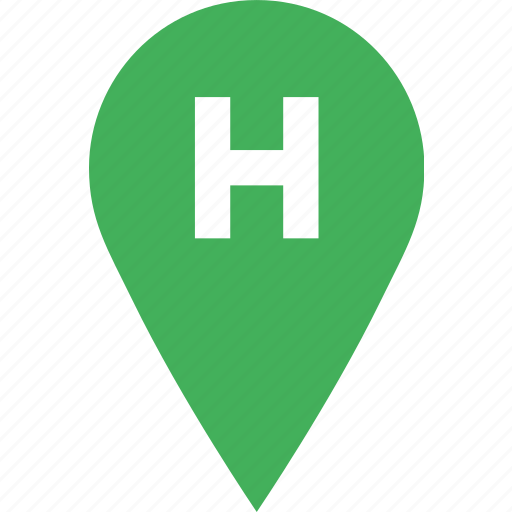 Hospital, location, map, marker, navigation, pin icon - Download on Iconfinder