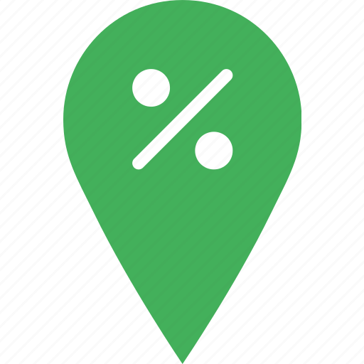 Discount, location, map, marker, navigation, pin icon - Download on Iconfinder