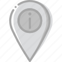 information, location, map, navigation, pin