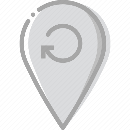 Location, map, navigation, pin, refresh icon - Download on Iconfinder
