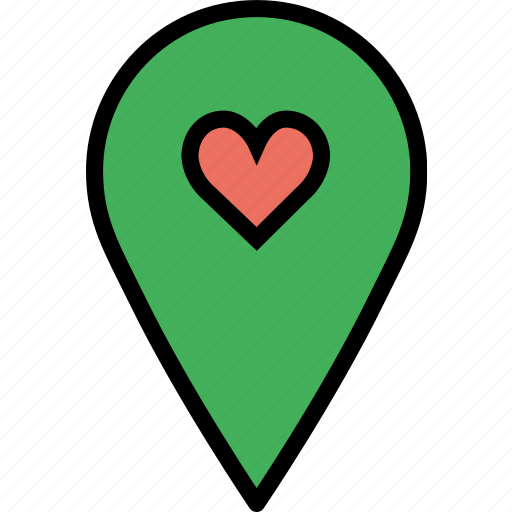 Like, location, map, navigation, pin icon - Download on Iconfinder